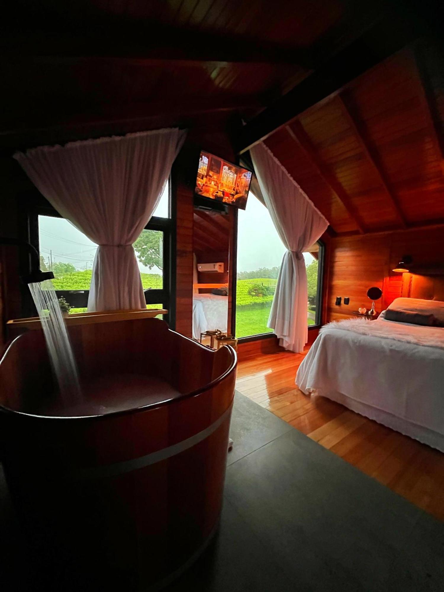 Capanna Del Vale - Um Refugio No Vale Dos Vinhedos Com Experiencia Exclusiva De Degustacao Na Vinicola Dom Candido Bento Gonçalves Buitenkant foto